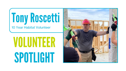 Volunteer Spotlight: Tony Roscetti
